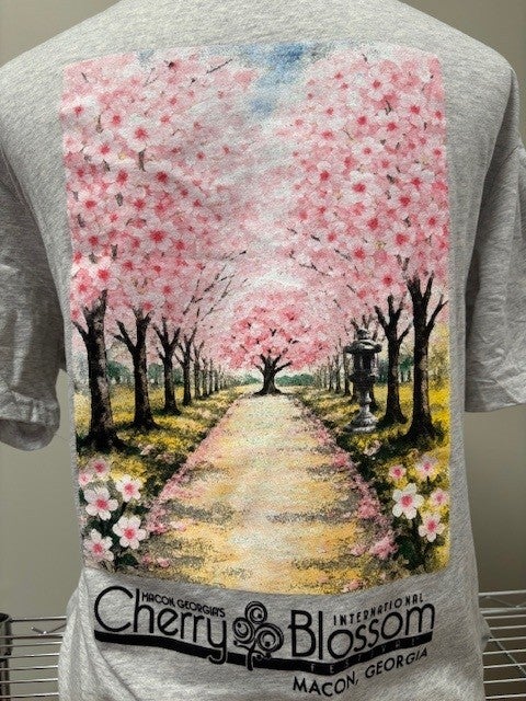T-shirt - 2026 CBF Grey Short Sleeve | Cherry Blossom Festival